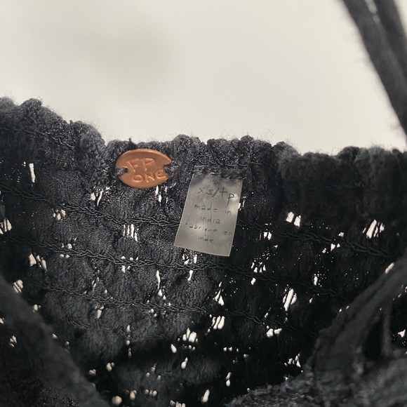 Free People One Adella Slip (size xs, black) - Picture 4 of 6